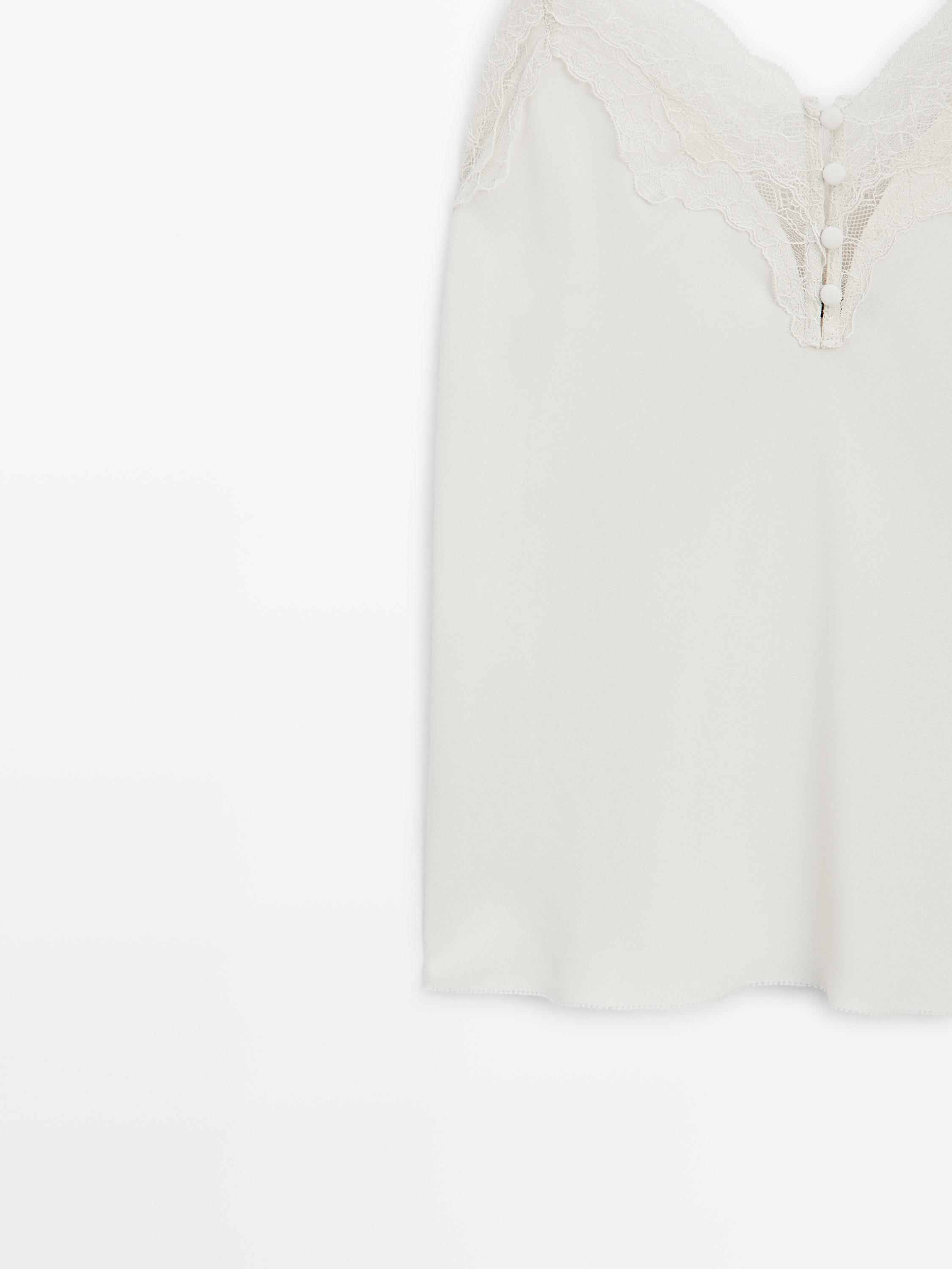 Camisole top with buttons